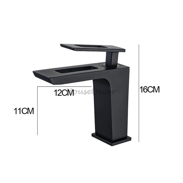 Modern bath shower mixer tap waterfall spout additional view