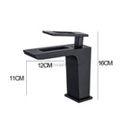 Modern bath shower mixer tap waterfall spout additional view