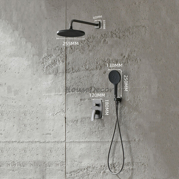 Modern bath shower mixer tap wall mounted design additional view