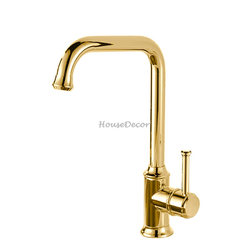 Modern kitchen sink mixer tap swivel spout additional view