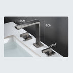 Modern bath shower mixer tap deck mounted design additional view