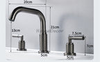Modern bath shower mixer tap swivel spout additional view