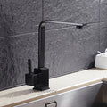 Modern kitchen sink mixer tap swivel spout main view