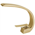 Gold bath shower mixer tap deck mounted design additional view
