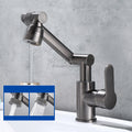 Modern bath shower mixer tap swivel spout detail view
