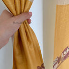 Gold Fabric doorway curtain room divider design additional view
