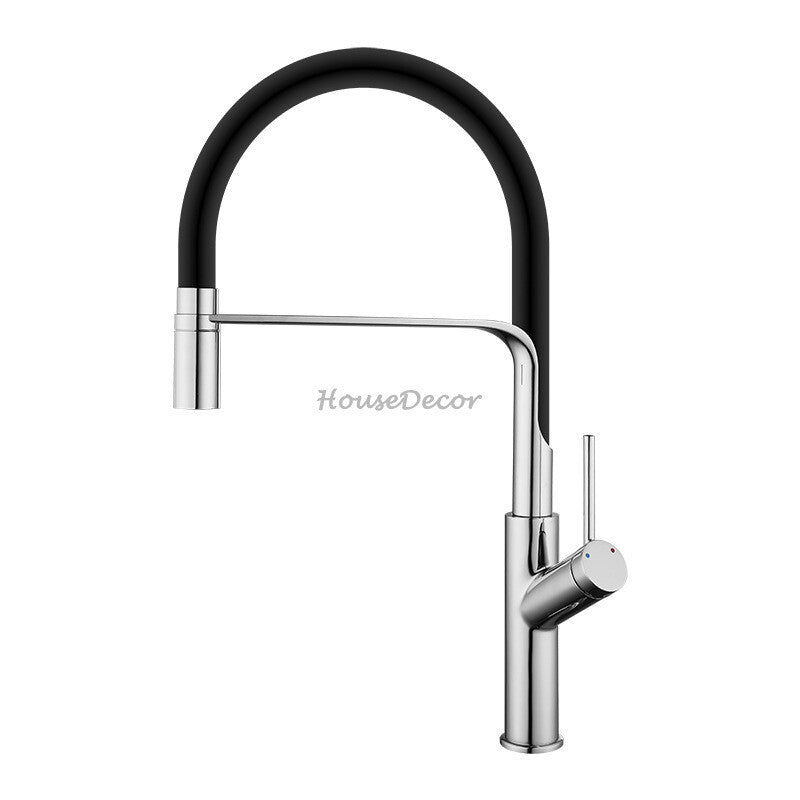 Modern kitchen sink mixer tap swivel spout additional view