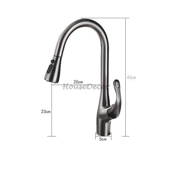 Modern kitchen sink mixer tap pull out spray additional view