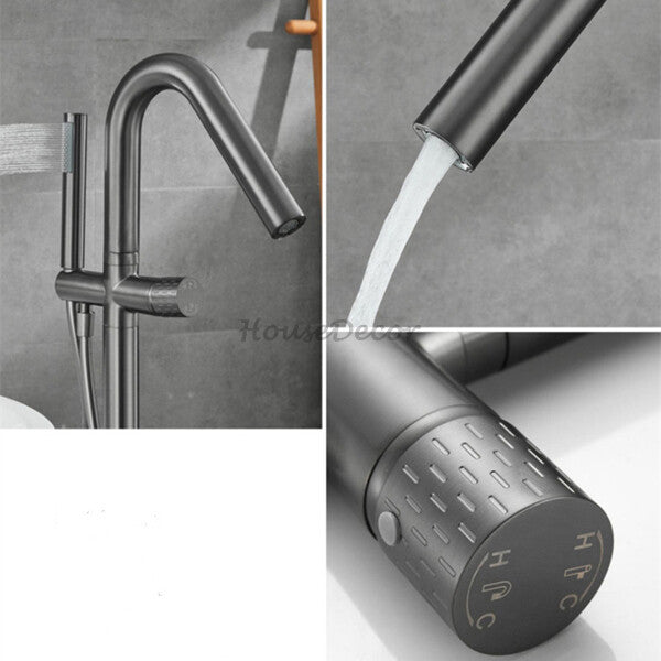 Modern bath shower mixer tap handheld shower set additional view