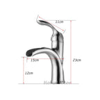 Modern bath shower mixer tap waterfall spout additional view