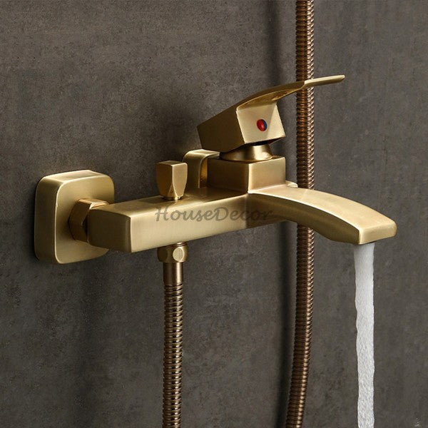 Modern bath shower mixer tap wall mounted design additional view