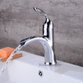 Modern bath shower mixer tap waterfall spout main view