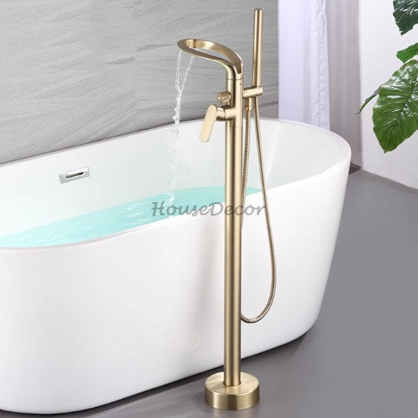 Modern bath shower mixer tap waterfall spout additional view