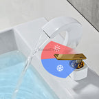Modern bath shower mixer tap waterfall spout additional view