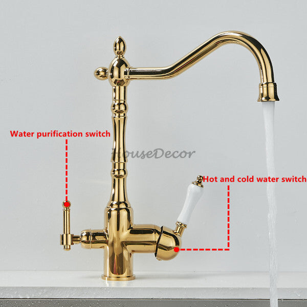 Modern kitchen sink mixer tap swivel spout additional view