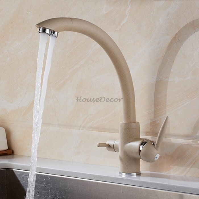 Modern kitchen sink mixer tap detailed product view detail view
