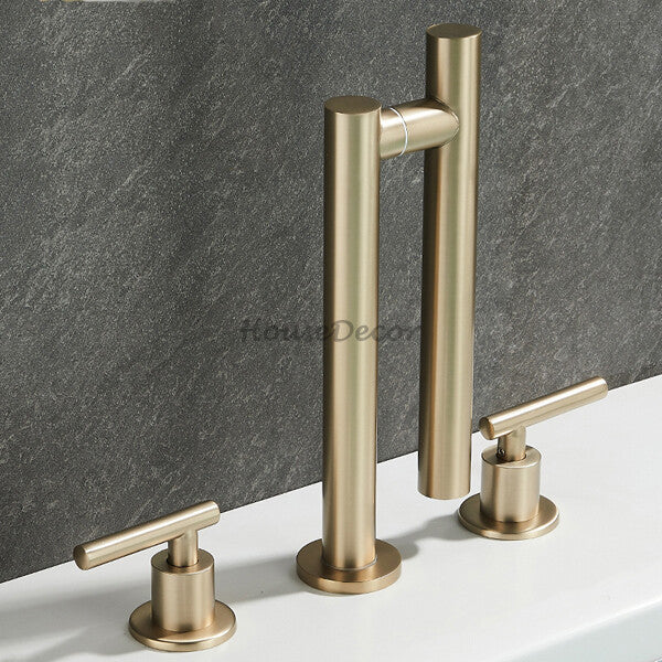 Modern bath shower mixer tap deck mounted design additional view