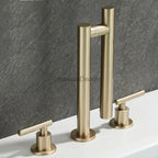 Modern bath shower mixer tap deck mounted design additional view