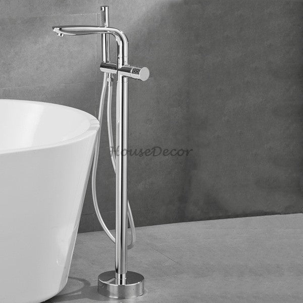 Modern bath shower mixer tap floor mounted design additional view
