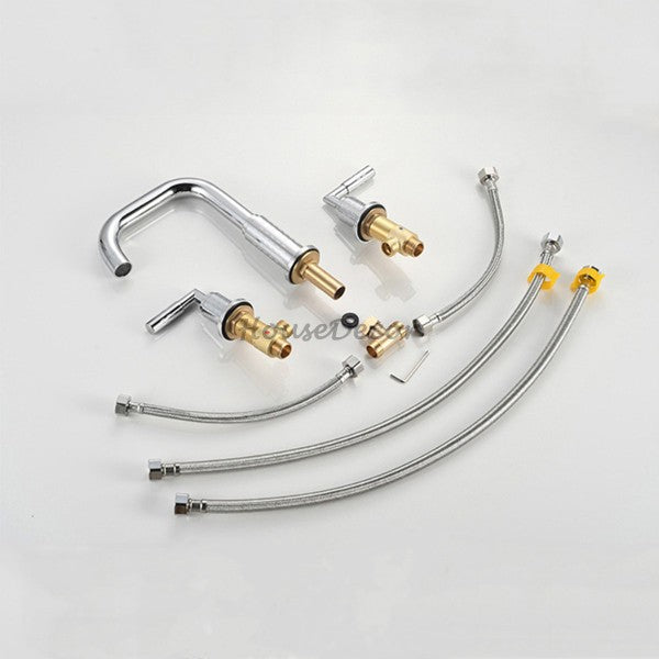 Brass bath shower mixer tap swivel spout additional view