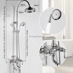 Modern bath shower mixer tap detailed product view detail view