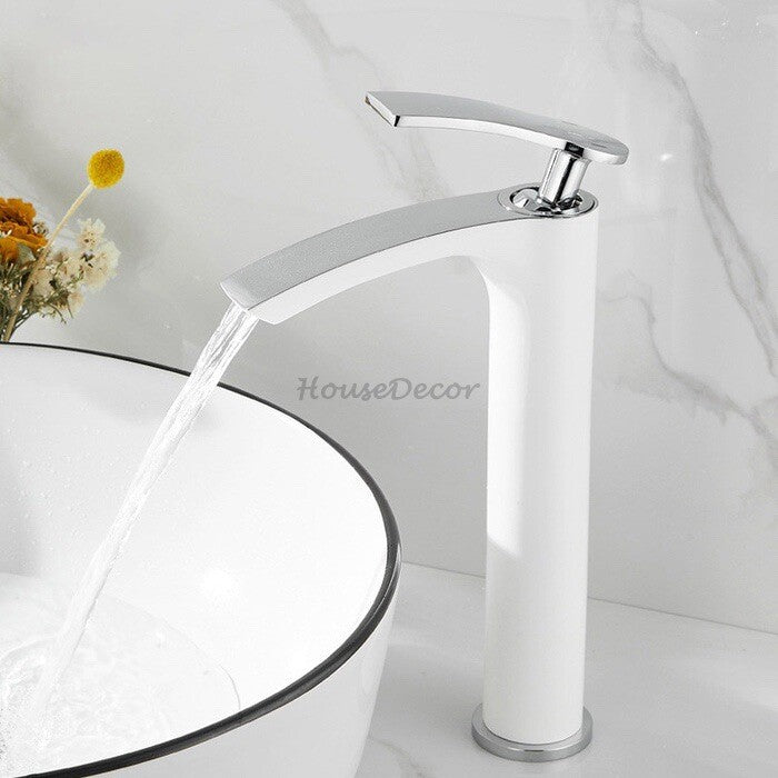 Modern bath shower mixer tap waterfall spout additional view