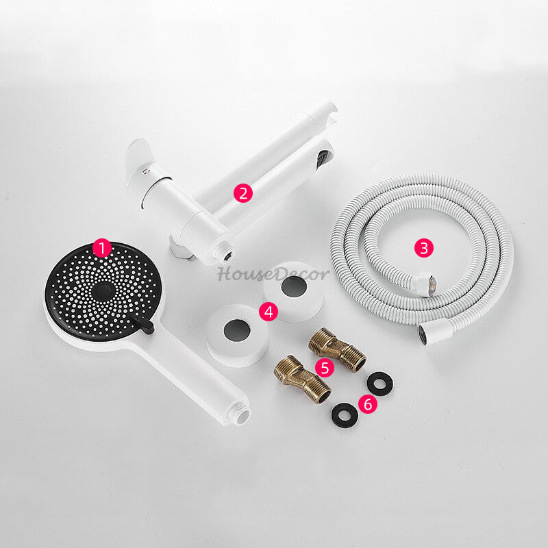 Modern bath shower mixer tap swivel spout additional view