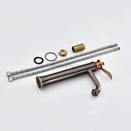 Bronze bath shower mixer tap deck mounted design additional view