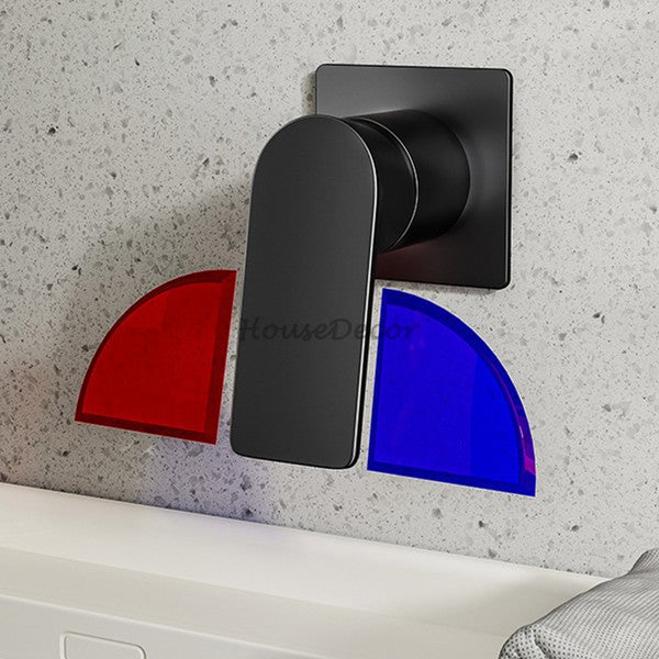Modern bath shower mixer tap waterfall spout additional view