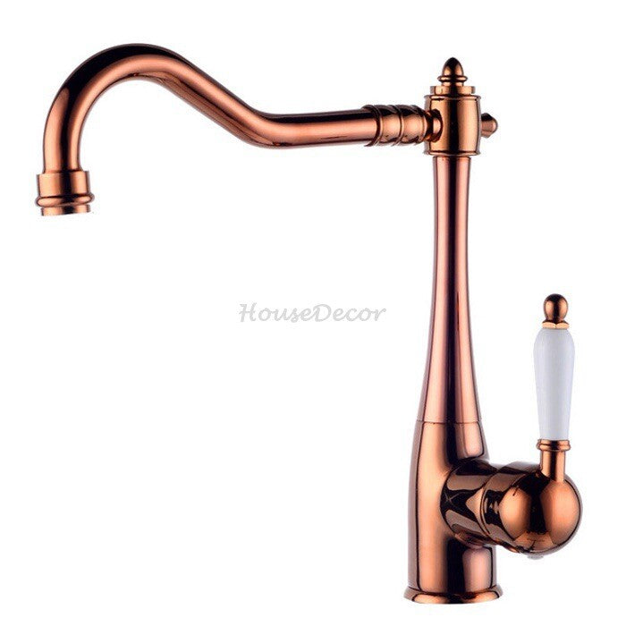 Modern kitchen sink mixer tap swivel spout additional view