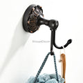 Black Brass robe hook detailed product view main view