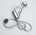 Modern kitchen sink mixer tap pull out spray additional view