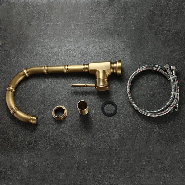Modern Brass bath shower mixer tap swivel spout additional view