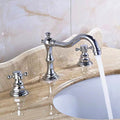 Modern bath shower mixer tap dual handle control main view