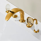 Modern bath shower mixer tap pull out spray additional view