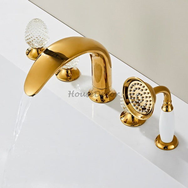 Modern bath shower mixer tap pull out spray additional view