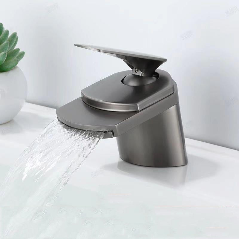 Brass bath shower mixer tap waterfall spout additional view