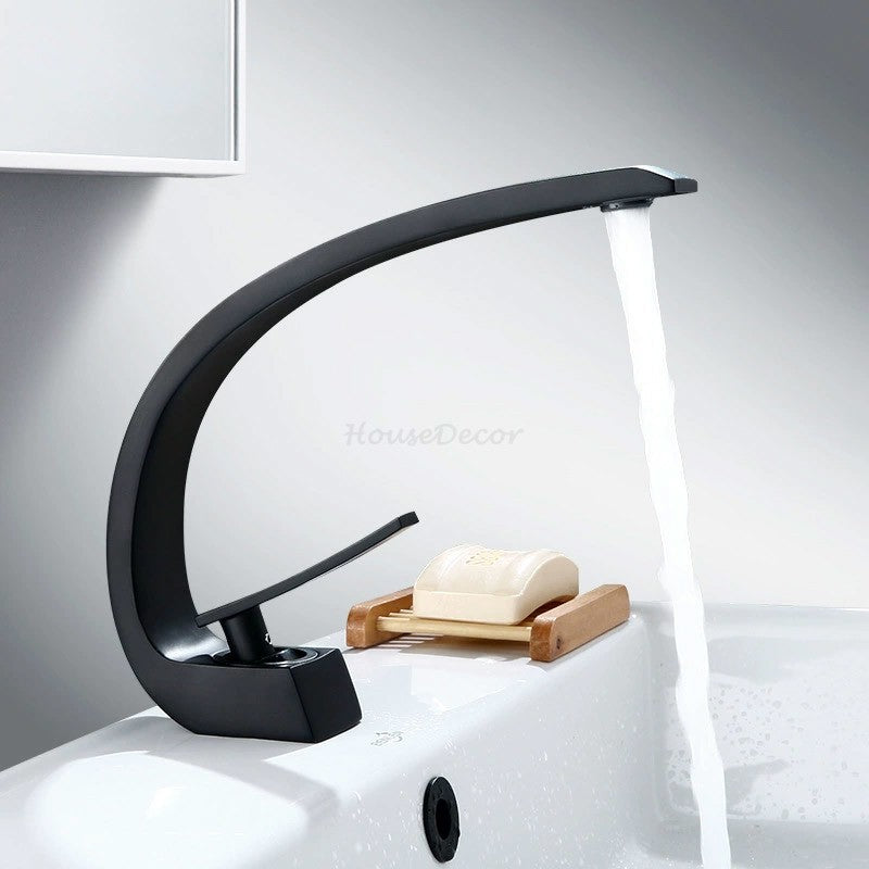 Gold bath shower mixer tap deck mounted design additional view