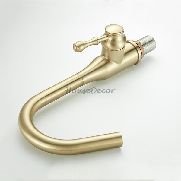 Modern kitchen sink mixer tap swivel spout additional view