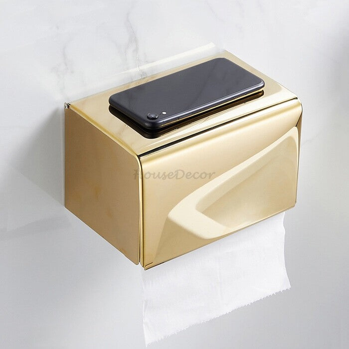 Modern toilet paper holder wall mounted design main view