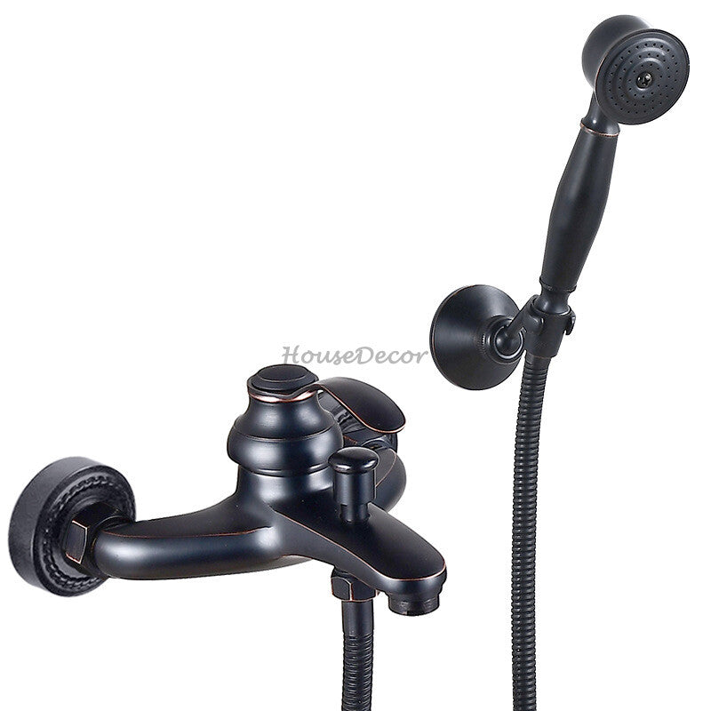 Bronze bath shower mixer tap wall mounted design additional view