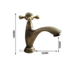 Antique Brass bath shower mixer tap detailed product view additional view