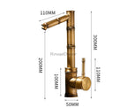 Antique Brass bath shower mixer tap deck mounted design additional view