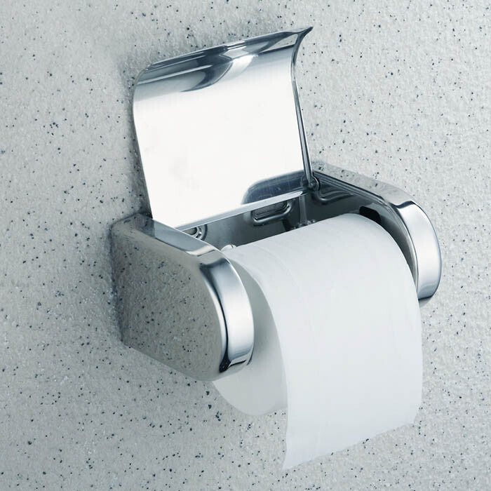 Modern Stainless Steel toilet paper holder detailed product view detail view