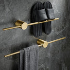 Brass towel rack wall mounted design additional view