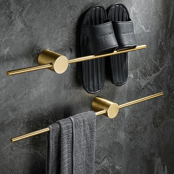 Brass towel rack wall mounted design additional view