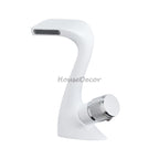 Modern bath shower mixer tap waterfall spout main view