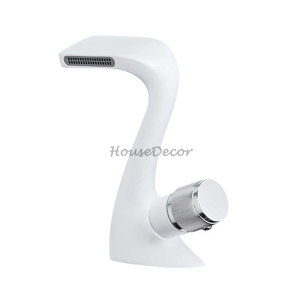Modern bath shower mixer tap waterfall spout main view