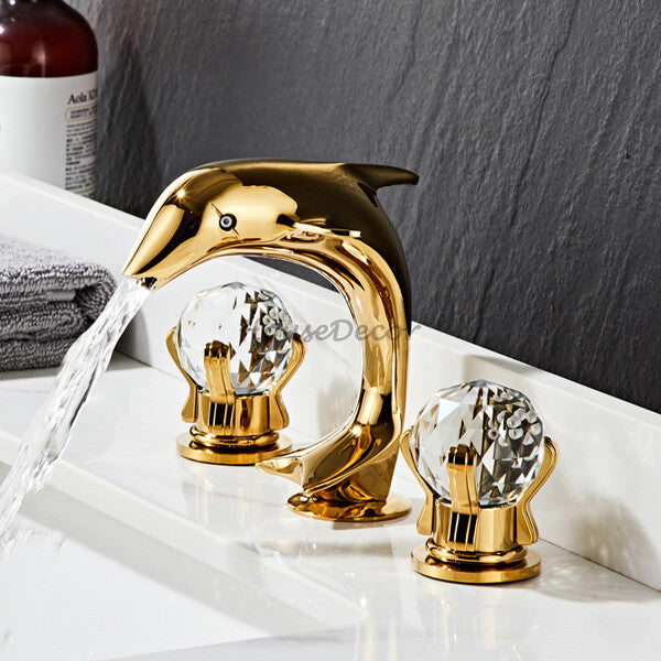 Modern bath shower mixer tap 3 hole installation main view