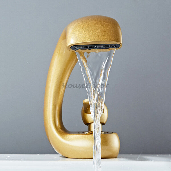 Brass bath shower mixer tap waterfall spout additional view